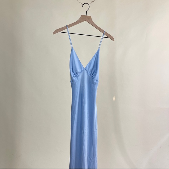 NWOT The Line by K Florence Slip Dress in Powder Blue - Picture 5 of 10